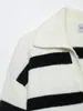 Comercio Exterior Transfronterizo Otoño e Invierno 2025 Nuevo Estilo Manga Larga Holgado Versátil Estilo Perezoso Suéter de Punto Suave para Mujer