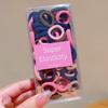 Cabelo de corda de cabelo infantil não machuca a faixa de cabelo Anel de toalha colorido doce meninas pequeno anel de cabelo acessórios de cabelo corda de cabelo elástica alta