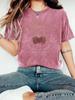 Camiseta Casual Curta de Manga Curta com Gola Redonda e Estampa de Letras FOREUER Moda Europeia e Americana Transfronteiriça para Mulheres