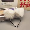 Diadema con Orejas de Gato, Orejas de Gato de Felpa, Estilo de Sirvienta Puro y Lindo, Diadema de Orejas de Gato de Felpa y Divertida