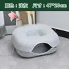 Ninho Donut para Gatos, Túnel Brinquedo para Gatos para Todas as Estações, Toca para Coelhos, Buraco de Pneu para Gatos, Casa Escondida Quente de Inverno para Gatos