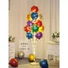 Decoraciones de Globos Flotantes de Mesa y Piso con Tema de Cumpleaños Feliz Cumpleaños para la Fiesta de Primer Cumpleaños de Niños, Decoraciones Brillantes