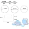 Botella de Acrílico de Alta Gama Personalizada de Origen 15g 30g para Crema para el Cuidado de la Piel de Dama, Crema Facial, Crema para Ojos, Material de Empaque Sub-Botella