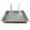 Estante recolector de miel para apicultura, charola profunda de acero inoxidable para corte de miel, charola recolectora de miel, juego de 2 piezas de placa base para miel