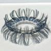 Nuevo anillo de ojo de oveja de silicona superior e inferior pelo anillo de silicona sexy ojo de pestaña anillo de ojo anillo de prepucio de pelo de doble capa anillo de pene masculino