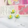 Liga Verde Cor Fofa Urso Laço Garra de Gato Borboleta Flor DIY Pulseira de Mão com Contas Material