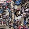 Patrón francés nuevo vestido de noche de boda diseño DIY lentejuelas encaje bordado tela de encaje cl61120