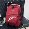 Mochila de moda estilo japonés para trabajo ligero con diseño de letras geniales para estudiantes, adecuada para la escuela, vacaciones y viajes cortos