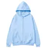 Comércio Exterior Transfronteiriço Moletons com Zíper Masculinos e Femininos Outono e Inverno Veludo Espessado Moda Moletons com Capuz