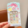 Nuevas Pegatinas para Uñas de Dibujos Animados de Kuromi para Bebés, Linda Decoración de Uñas Impermeable para Niñas Pequeñas, Pegatinas para Uñas para Niñas