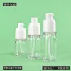 Frasco Personalizado de 15ml 25ml 30ml de Parede Grossa para Água de Essência Loção Frasco de Preenchimento com Cabeça de Bomba de Pressão para Cosméticos Base Líquida High-End