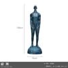 Americano criativo corpo humano estátua luminária de chão Zhongshan fábrica iluminação moderno e minimalista hotel lobby sala de estar lâmpada