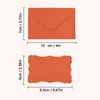 Amazon Wholesale Tarjetas de Colores Papel de Color en Blanco Engrosado 230g Forma A7 15 Colores Tarjetas Pequeñas de Onda para DIY