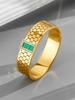Pulsera de Acero Titanio Color Sin Tinte de Lujo Ligero con Diamantes y Concha Blanca Estilo Japonés y Coreano Moda Simple de Gama Alta para Mujer
