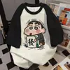 2025 Verano Marca Americana de Moda Estudiante Versátil Holgado Top de Longitud Media Camiseta Linda e Interesante Estampada de Manga Corta para Mujer