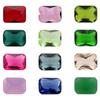 Anillos de cristal multicolor con gemas de Huagang, venta al por mayor, venta de fábrica