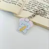Llavero Creativo de Acrílico Transparente de Doble Cara, Dibujo Animado Lindo de Aspecto Alto, Accesorios para Mochila de Estudiante, Colgante para Mochila Escolar de Niños