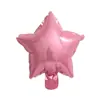 Globos de papel de aluminio de 5 pulgadas con forma de estrella de cinco puntas y corazón, decoraciones inflables de cumpleaños con forma de estrella y corazón, arreglo para escenas de ceremonia y aula
