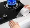 Fita Espessa de Fibra de Carbono para Frestas de Fogão e Pia de Cozinha, Resistente a Altas Temperaturas, À Prova d'Água, À Prova de Óleo, Autoadesiva, À Prova de Mofo, Fita de Vedação de Juntas