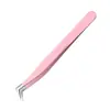 Pestañas Postizas, Pinzas para Pestañas, Pinzas Doradas con Forma de Pluma, Herramientas de Belleza Profesionales para Técnicos de Pestañas, Set de Pinzas para Pestañas, Pinzas Doradas con Forma de Pluma