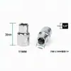 Soquete Sextavado Oubang 12,5 mm 1/2 Espelhado Métrico Aço Cromo Vanádio Chave de Soquete Ferramenta de Reparo Automotivo Soquete Curto