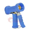 Pistola de Agua Azul Ajustable para Limpieza, Pistola Aspersora para Cocina de Hotel Restaurante, Grifo de Enjuague con Spray, Lavado de Autos de Latón