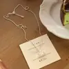 Colar de Cachorro Dachshund Filhote Fofo Popular do Xiaohongshu, Design de Nicho, Corrente de Pescoço Versátil de Alta Qualidade, Acessório de Corrente para Suéter para Mulheres