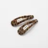 Pinza para el Cabello de Leopardo Popular en Internet para Mujer Clip BB de Felpa Cabello Pinza para el Cabello de Corea del Sur Pinza para el Cabello Adorno para el Cabello Pinza para el Flequillo Pinza para Cabello Roto