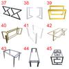 Soporte de pie de mesa de nuevo estilo, de acero inoxidable, para mesa de comedor, mesa de reuniones, pata de roca, soporte para mesa de oficina, mesa de centro, mesa de comedor, estilo hierro