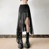 Transfronterizo 2024 Verano Nuevo Estilo Europeo y Americano Falda Irregular de Color Sólido Ajustada Moda Callejera de Cintura Alta para Mujer