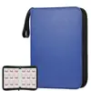 Suministro libro de tarjetas mágico para bebé de cuatro compartimentos con cremallera de PU bolsa para colección de tarjetas de juego Bao Ke Meng libro de tarjetas