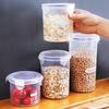 Frasco Transparente Sellado Frasco de Plástico para Alimentos Frasco para Almacenamiento de Nueces y Granos Frasco a Prueba de Humedad para Snacks de Cocina Frasco para Almacenamiento de Fruta Seca