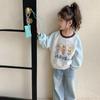 Moletom Infantil Outono Roupas 2025 Novo Estilo Bebê Princesa Blusão Top Roupa Infantil Pequena Primavera & Outono Roupa Infantil