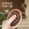 Cepillo de Masaje con Cojín de Aire de Madera de Haya Peine de Masaje Meridianos para Hombres y Mujeres, Universal para Frotar Vientre, Piernas y Músculos Abdominales