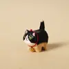 Chaveiro Pingente Escultura em Madeira Artesanal Gato Laranja Gordo Pingente de Gato Vaca Fofo para Mochila Escolar Presente para Mulheres Melhor Amiga