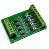 Módulo Transistor de Efeito de Campo MOS de Quatro Vias Optoacoplador Isolado Microcontrolador Amplificação Driver Placa de Controle de Válvula Solenoide/Relé