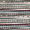 Tecido Jacquard Personalizado com Listras Triangulares Vintage para Bolsas, Toalhas de Mesa, Almofadas e Tapetes de Janela