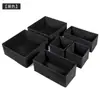 Caja de Almacenamiento de Tela para Ropa Interior para Uso en Casa y Dormitorio, Organizador de Compartimentos Tipo Cajón para Ropa Interior, Calcetines y Ropa