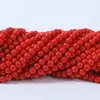 Cuentas Redondas de Vidrio de Color Sólido Imitación Calcedonia Negro Mate Hechas a Mano para Pulsera DIY Joyería Accesorios de Cuentas Sueltas Semiacabadas Venta al por Mayor