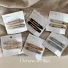 Horquilla Ovalada Hueca de Acetato Simple para Flequillo Roto de Niña Pinza de Pato Clip Lateral para Maquillaje Accesorio para el Cabello