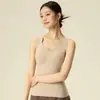 Camisola Térmica para Mujer Otoño Invierno Sin Costuras de una Pieza con Almohadillas en el Pecho Ropa Interior de Copa Fija Capa Base No Necesita Usar Sujetador