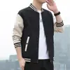 Comercio Exterior Transfronterizo Chaqueta Juvenil para Hombre Chaqueta Casual de Cuello Alto para Hombre Primavera y Otoño Delgada Traje de Béisbol Venta al por Mayor