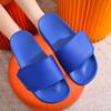 Pantuflas de Velcro Estampadas Personalizadas con Patrón de Logo Texto Pantuflas Antideslizantes de Interior Verano para Hombres y Mujeres Calzado Exterior Pantuflas de PVC