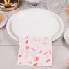 Guardanapo Quadrado Estampado Personalizado do Fabricante Hotel Festa Comida Ocidental Guardanapo Quadrado Descartável 330*330