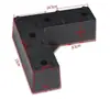 Pés de Plástico Simples para Sofá, Pés para Mesa de Centro, Pés para Rack de TV, Pés para Guarda-Roupa, Pés para Aumentar Altura, Pés para Mesa de Cabeceira
