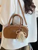 Bolso Pequeño Estilo Coreano para Mujer, Otoño e Invierno 2026 Nuevo Bolso de Hombro Cruzado Versátil Retro, Bolso de Mano para Mujer para el Trabajo