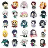 50 Adesivos Demon Slayer Versão Q Anime Mangá Japonês Criativo Guka Decoração de Caderno Copo d'Água Celular Computador
