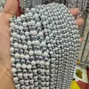 Azul Tiffany Pérolas Shijia Contas Soltas Contas Redondas Furo Reto Pérolas de Concha Acessórios para Joias DIY Venda Direta da Fábrica da Fonte