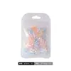 Accesorios para Uñas con Moño de Cinta Perlado Nuevo Colorido Mixto Transparente Satén Moño Decoración de Uñas DIY