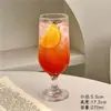 Estilo Ins Popular Taza de Jugo Vidrio Taza de Té con Leche Taza para Beber Taza para Beber Taza de Cóctel Taza de Té de Frutas
